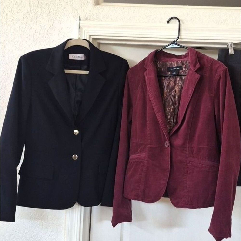 Calvin Klein Bundle Of Blazers Sz 10/ Medium